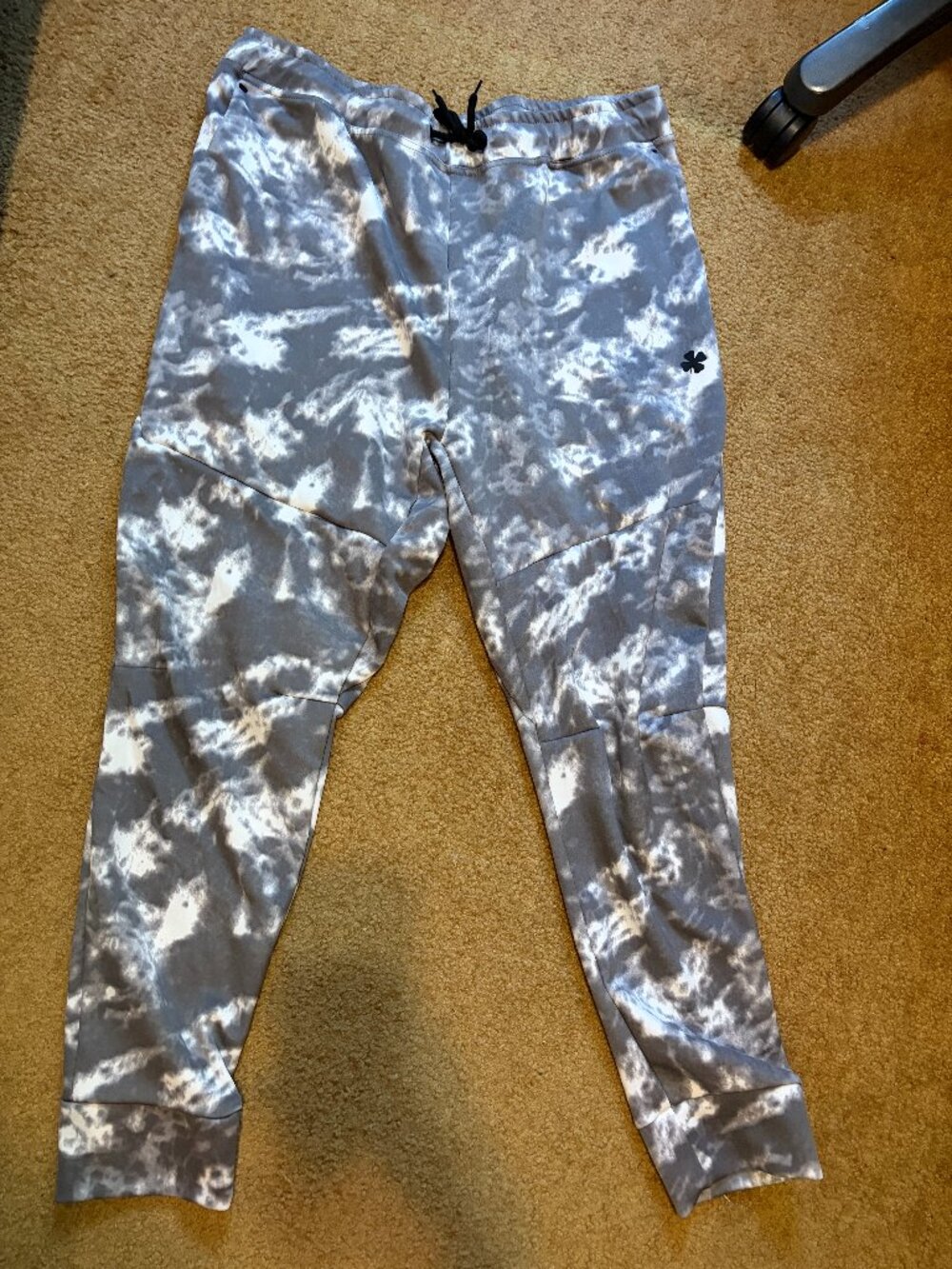 Lucky Brand Men's Gray Tie Dye Jogger Sweatpants XXL